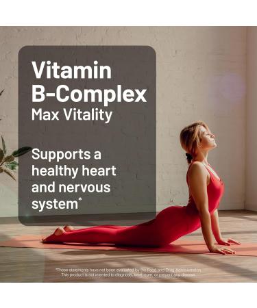 NatureWise Vitamin B Complex for Women and Men - with Folic Acid Biotin B1 B2 B3 B6 B12 - Support Cellular Energy & Mental Clarity - Gluten & Dairy Free Non-GMO - 60 Softgels 2-Month Supply 60 Count (Pack of 1) Vitamin - Buy Online on GoSupps.com
