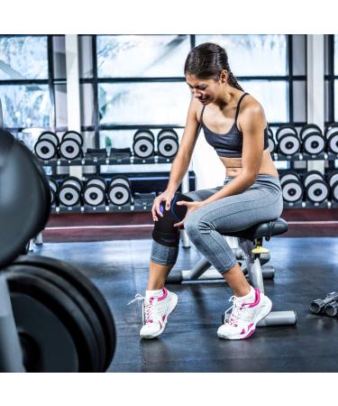 Knee Support Brace with Ice Gel Pack for Hot/Cold Therapy - ACL Meniscus Tear Relief | Flexible, Reusable, Multi-Purpose Wrap - Buy Online on GoSupps.com