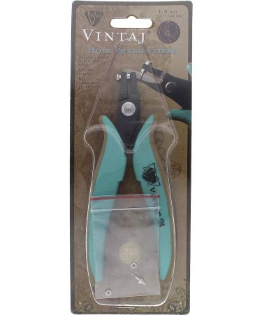 Vintaj Tools 1.5mm Metal Hole Punch Pliers by The Beadsmith | Clean Hole Punching for 22 Gauge Sheet Metal | Cold Connection, Gauge Guard Included - Buy Online on GoSupps.com