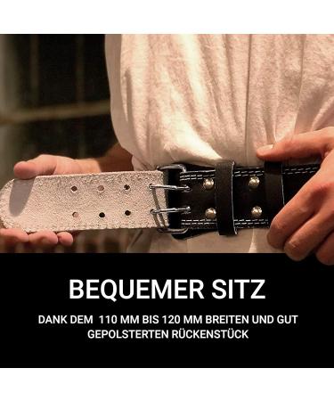 Buy Weight Leaks Leather Fitness Belt - Optimal Protection for Bodybuilding Strength Training and CrossFit - Buy Online on GoSupps.com