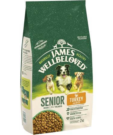 James Wellbeloved Senior Dog Food 2kg - Turkey & Rice Formula - Buy Online on GoSupps.com