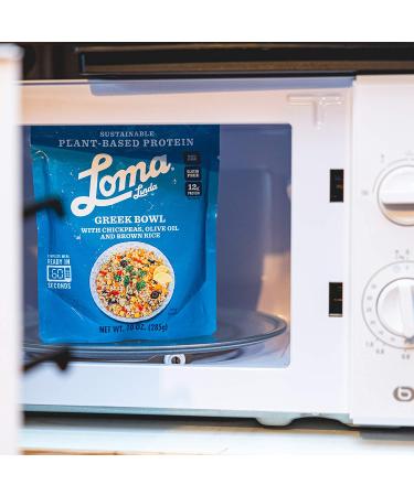 Loma Linda Plant-Based Greek Bowl Meal Packets (10 oz) - 6 Pack - Buy Online on GoSupps.com