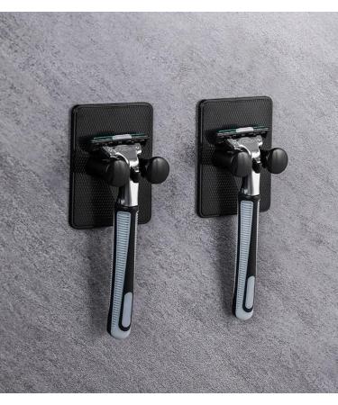 TAKONE 2 Pack Adjustable Waterproof Razor Holder for Shower - No Drilling Multi-Functional Design (Black) | International Shipping Available - Buy Online on GoSupps.com