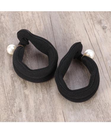 Lurrose Hair Bun Maker Foam Sponge - 2-Piece Hair Donuts Shaper for Women | Perfect Round Chignon Tool for Effortless Hairstyles - Buy Online on GoSupps.com