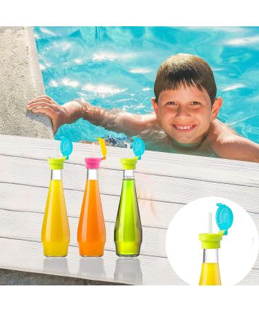 4-Piece Classic Replacement Baby Lid for ORNOOU Portable Bottles | Spill-Proof Twist Cover Cap with Straw - Buy Online on GoSupps.com