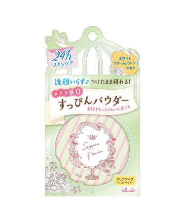 Club Suppin Pressed Face Powder from Japan  White Floral
