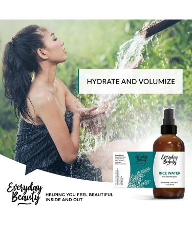 Rice Water Hair Growth Mist - Strengthen, Moisturize & Thicken - 4oz (Pack of 1) - Buy Online on GoSupps.com