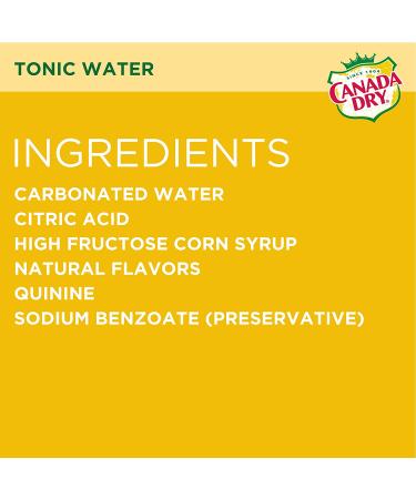 Canada Dry Tonic Water 10oz Glass Bottle 6 Pack - Buy Online on GoSupps.com