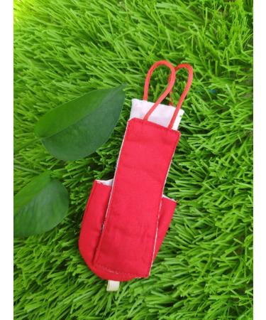 Kuso Reusable Washable Diapers for Parrots | XL Red Kimono Clothing for Budgies Nymphensittich Cockatoos & African Greys - International Shipping Available - Buy Online on GoSupps.com