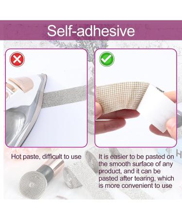 6 Rolls Self Adhesive Crystal Rhinestone Ribbon Diamond Bling Wrap | 6 Yards Glittering Sticker Roll for Crafts & Events - Silver - Buy Online on GoSupps.com