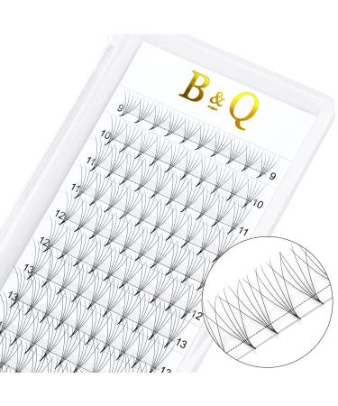 Finished eyelashes 3D-D-0.10-9-15 mixing base eyelash extensions 3D 4D 6D 10D eyelash extension 0.05 0.07 0.10 Volume eyelashes B & Q eyelashes C D CURL black (3D-D-0.9-15Mix) 3D-0.10D-9-15 mix