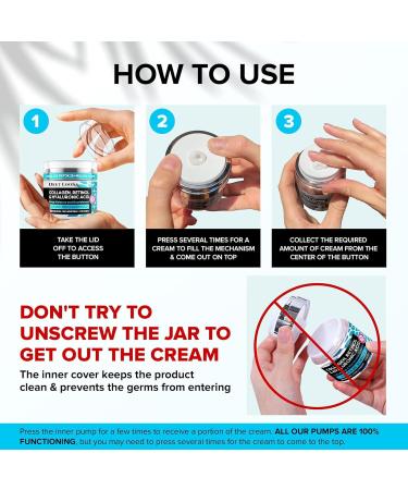 Collagen Face Moisturizer Cream - Anti-Aging Day & Night | Neck & D collet Treatment - 1.7oz Made in USA - Buy Online on GoSupps.com