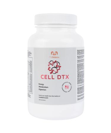 Immediate Sustained Energy Mental Clarity Focus Healthy Digestion Natural Antioxidants Stronger Immune System -CELL DTX (60 capsules) - Health Canada Licensed NPN #80091105