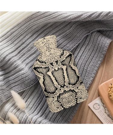 Hot Water Bottle with Lid | Snake Texture Rubber Pain Relief Bag for Cramps & Warmth - Buy Online on GoSupps.com