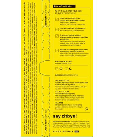 Acnemy ZITPROOF XL Hydrocolloid Patches - Targeted Acne Treatment for Cheeks Chin & Forehead | Fast Shipping Worldwide - Buy Online on GoSupps.com