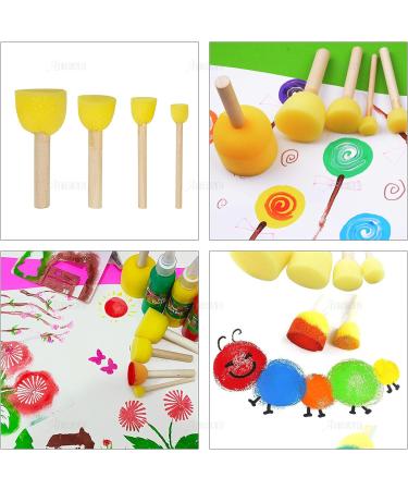 AUEAR 40 Pack Round Foam Sponges Brush Pouncers Dabbers Set - Assorted Size Paint Tools 0.59'' to 1.81 - Buy Online on GoSupps.com