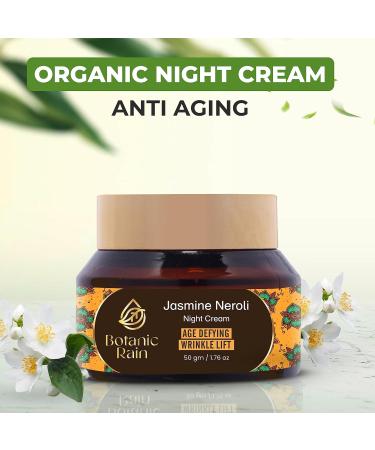 Botanic Rain Organic Face Moisturizer With SPF With Rose Eladi And Night Cream With Jasmine Neroli Natural Ayurveda Products Suitable For All Skin Types For Women And Men - Buy Online on GoSupps.com
