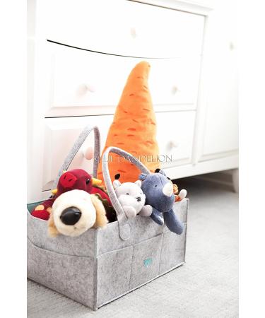 Baby Diaper Caddy Organizer - Large Portable Nursery Storage Bin for Boys and Girls | Travel Car Organizer - Newborn Registry Essential (Blue) - Buy Online on GoSupps.com