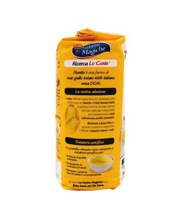 Lo Conte Le Farine Magiche Corn Flour - Farina Di Mais Fioretto for Polenta 1kg | Buy Internationally - Buy Online on GoSupps.com