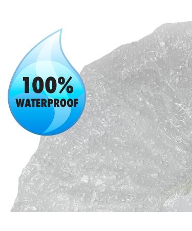 Clear Disposable Plastic Cap - 10 PC Super Jumbo Pack - Buy Online on GoSupps.com