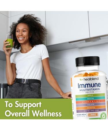 healblend Power-Packed Multivitamin Bear Gummies for Adult | Vitamins C D3 B6 B12 Iron Zinc - Buy Online on GoSupps.com