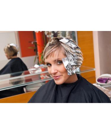 High-Quality Aluminum Foil for Hair Coloring - 500 Silver Pieces | 12.7cm x 27.3cm | Durable Accessories - Buy Online on GoSupps.com