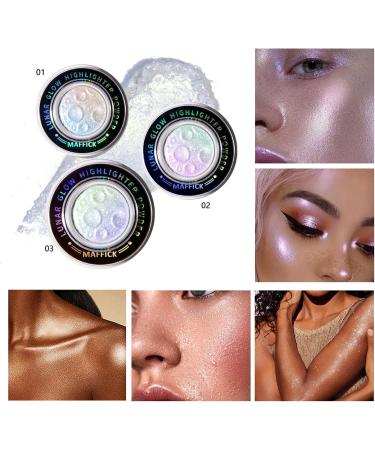LXZJJM Planet Highlighter Multichrome Glitter Shimmer Highlighter Planet-Inspired Makeup for Silky Natural Glow Face and Body Brightening Natural-Looking Highlighter (05# 2.1g/0.08 OZ.) 05# 2.1 g (Pack of 1) - Buy Online on GoSupps.com