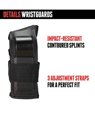 Triple Eight Saver Series Large Pad Set - Black | Kneesavers, Elbowsavers, Wristsavers - Buy Online on GoSupps.com