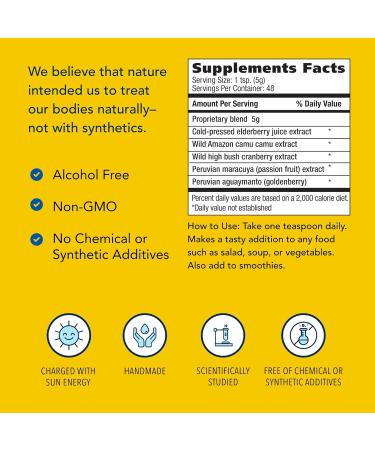 NORTH AMERICAN HERB & SPICE ElderClenz - 8 fl oz - Non-GMO, Gluten Free - 48 Servings - Buy Online on GoSupps.com