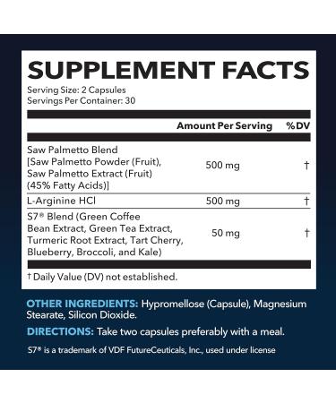 HAVASU NUTRITION High Strength Ashwagandha Supplement Capsules (45 Servings) & Saw Palmetto 500mg L-Arginine 500mg Complex (30 Servings) - Buy Online on GoSupps.com