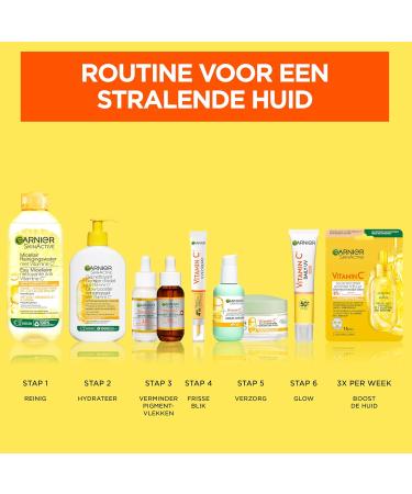  Garnier Garnier SkinActive Vitamin C Radiance Booster Cleanser Gel - 250 ml - Buy Online on GoSupps.com