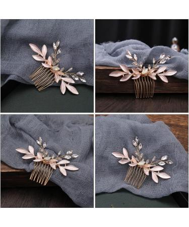 FRCOLOR Leaf Comb Wedding Tiara Bride Headpiece Rhinestone Hair Accessories Bride Wedding Hair Accessories Wedding Hairpin Bridal Headwear Headpieces Handmade Headwear Decor Hair Comb Abs - Buy Online on GoSupps.com