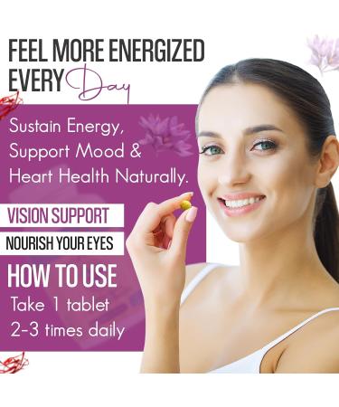 EXIR Saffron Supplement | Supports Focus Healthy Eating Habits Mood Metabolism (120 Tablets) - Buy Online on GoSupps.com