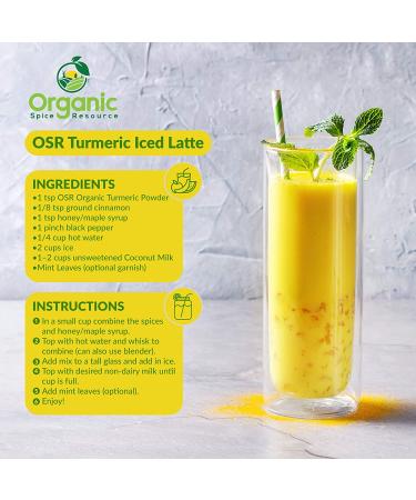 Organic Turmeric Root Powder | Lab Tested for Heavy Metals | Non-GMO Curcumin Powder | 8oz Resealable Bag by SHOPOSR - Buy Online on GoSupps.com