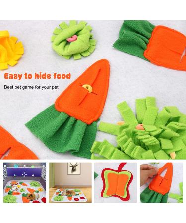 Interactive Rabbit Foraging Mat - Snuffle Pad Treat Dispenser for Small Pets | 60*60CM - Buy Online on GoSupps.com