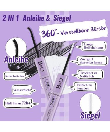 B & Q Eyelash Extensions Set | 30D + 40D DIY Spike Lash Kit - Bond & Seal & Tweezers Included | Multi-Style Mix (10-16 Mix) | Perfect for Professional or DIY Use - Buy Online on GoSupps.com