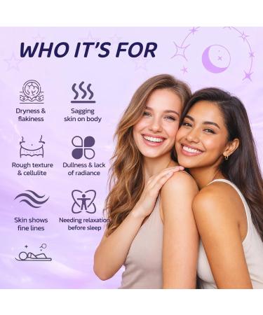 INTENSEmatte Duo Pack Night Dreamy Glow Overnight Toning Whip Cream Anti Cellulite & Tightening Loose Skin for Body Get Firming Cream 7.06 fl oz (Duo Pack) - Buy Online on GoSupps.com