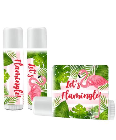 12 Flamingo Lip Balms - Let's Flamingle - Flamingo Party Favors - Flamingo Party - Flamingo Bridal Shower - Flamingo Birthday