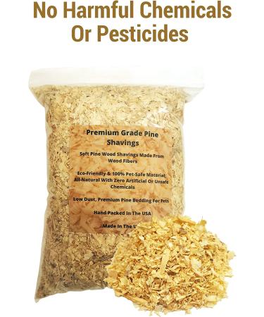 Wood Smith USA Premium Pine Bedding - 4 Quart | Dust Free & Natural | Ideal for Animal Bedding | Controls Odor - Buy Online on GoSupps.com