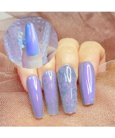 NAILGIL Pearl Gel Nail Polish Set Mermaid Gel Polish White Pink Blue Green Yellow Aurora Shimmer Nail Drawing Soak Off Led Gel for Swirl Shell Thread Pearlescent Iridescent Effect Set Pearl Set - Buy Online on GoSupps.com