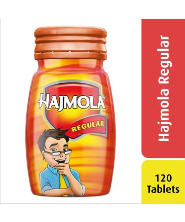 Dabur Hajmola Regular Tablet - Digestive Aid - 120 Tablets - Buy Online on GoSupps.com