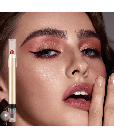 Eye Makeup 2 in 1 Eye Shadow Glitter Shimmer Crayon with Sponge Makeup Head Long Lasting Glitter Cream Eye Shadow Pencil Eye Shadow Stick Makeup Tool Kagrote 04 - Buy Online on GoSupps.com