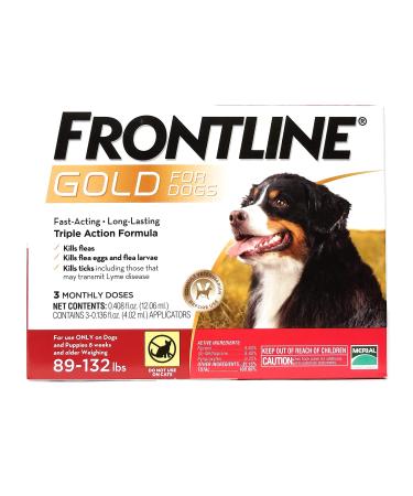 Frontline Gold 3 Dose 89+lbs