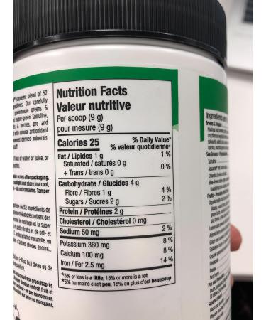 North Coast Naturals Ultimate Daily Greens | Superfood blend of superfruits land and sea greens with the addition of pre- and probiotic- 800 ml shaker cup- 2 x 270 g - Mixed Berry & Citrus + Sweet Iced Tea - Buy Online on GoSupps.com