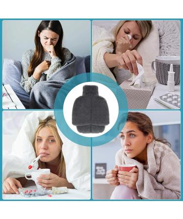 Buy Electric-Free Foot Warmer & Waist Cover for Pain Relief | 2L Hot Water Bottle for Cold Feet - Gray 35.5x30.5 cm | Ideal for Men & Women - Buy Online on GoSupps.com