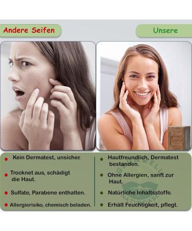 Gr nwell Naturoase Original Aleppo Soap | 60% Olive Oil 40% Laurel Oil | Natural Care for Face & Body | 600g | Organic Hair Soap - Buy Online on GoSupps.com