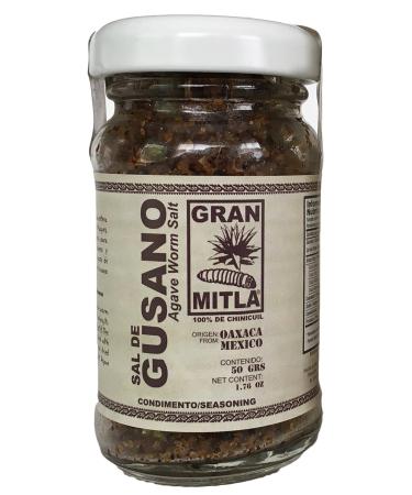 Gran Mitla Sal de Gusano 50 Gram Jar 1.76 Ounce (Pack of 1) - Buy Online on GoSupps.com