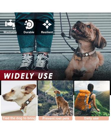 Airtag Dog Collar with Silicone Cover GPS Tracking & Anti-Loss for Pets | Compatible with Apple Airtag Black & Red - Buy Online on GoSupps.com