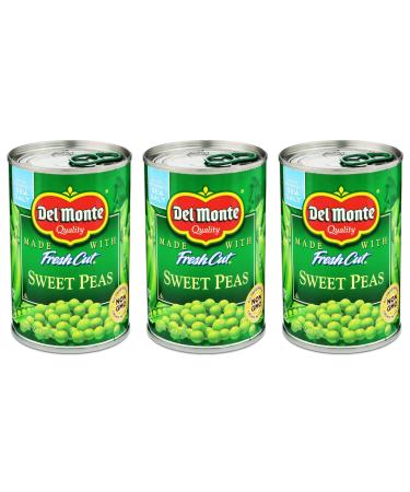 Del Monte Fresh Cut Sweet Peas - with Sea Salt 15 oz. (Pack of 3) 15.0 Ounce (Pack of 3)