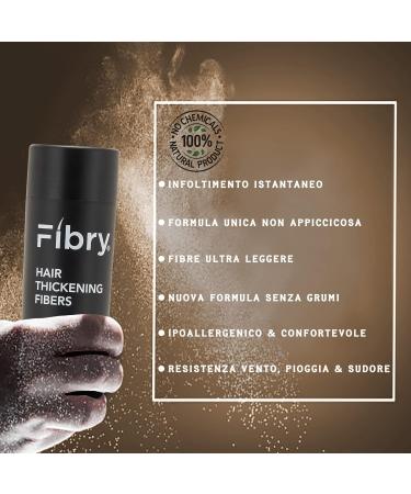 Fibry Volume powder for hair with 100 natural fibers instant hair densification or fine hair instant remedy against thinning and baldness 28 g gray gray - Buy Online on GoSupps.com
